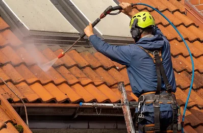 Démoussage et hydrofuge de toiture à Givrauval